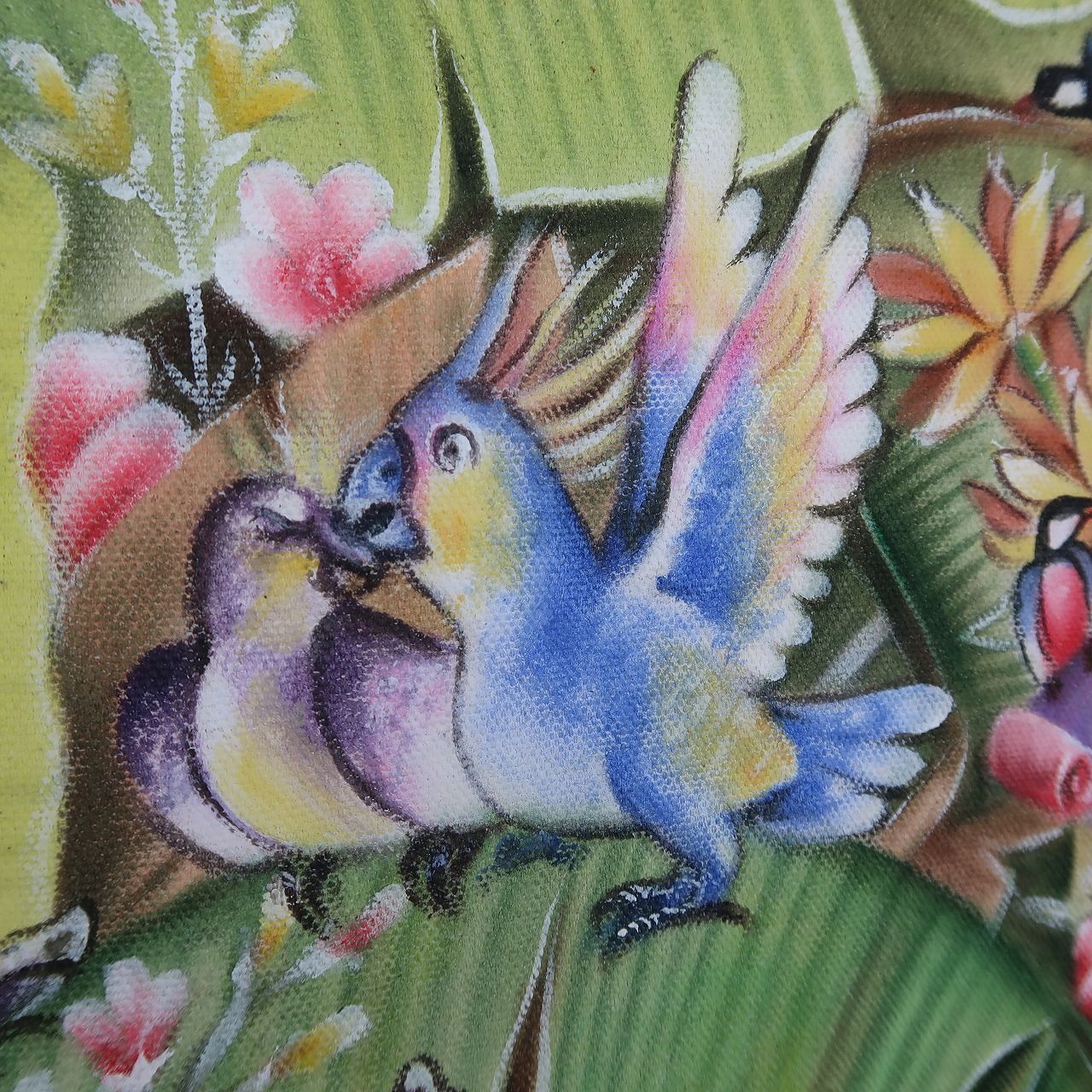 鳥の楽園 Paradise of birds 52X42 Padang Tegal DEWA PUTU BUDI