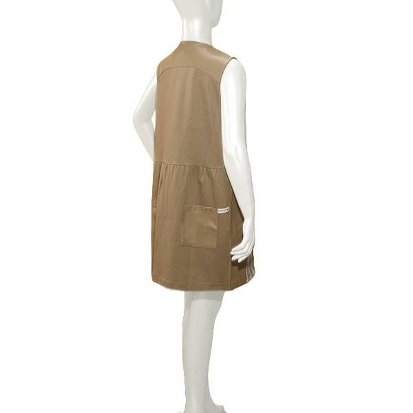 モクチェック ノースリーブワンピース