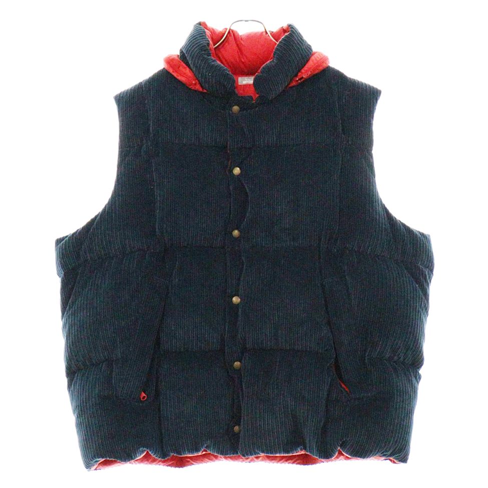 kolor ダウンベスト　コーデュロイ kolor／BEACON コーデュロイダウンベスト