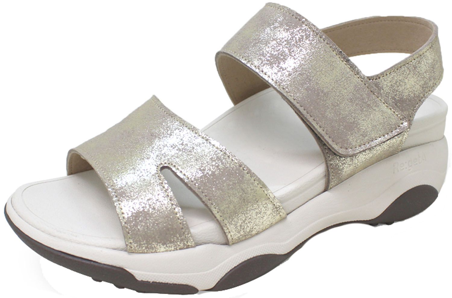 リゲッタ Re getA RE3001 バックベルト付き厚底リカバリーウォークサンダル RE3001 GLD ゴールド WWW_WOWDIGSITE_COM