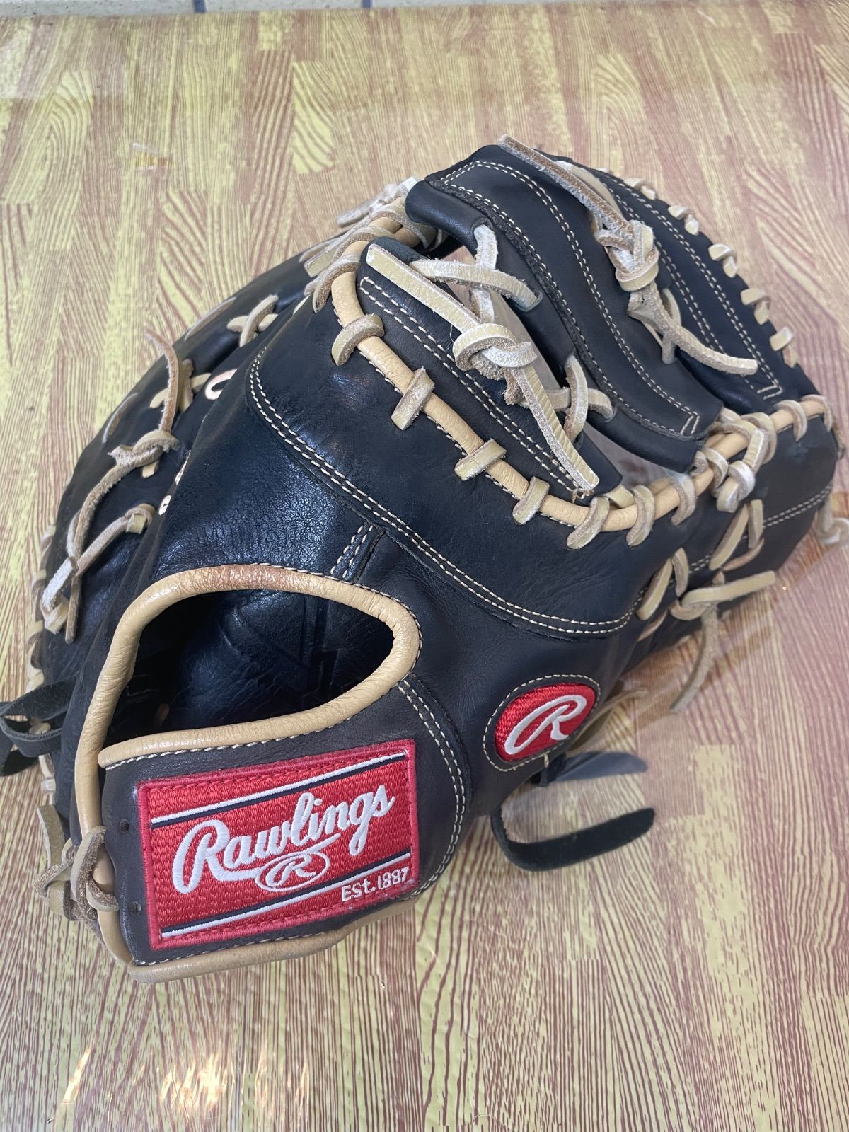 Rawlings ローリングス ソフトボール ファーストミット ブラック 右利き用