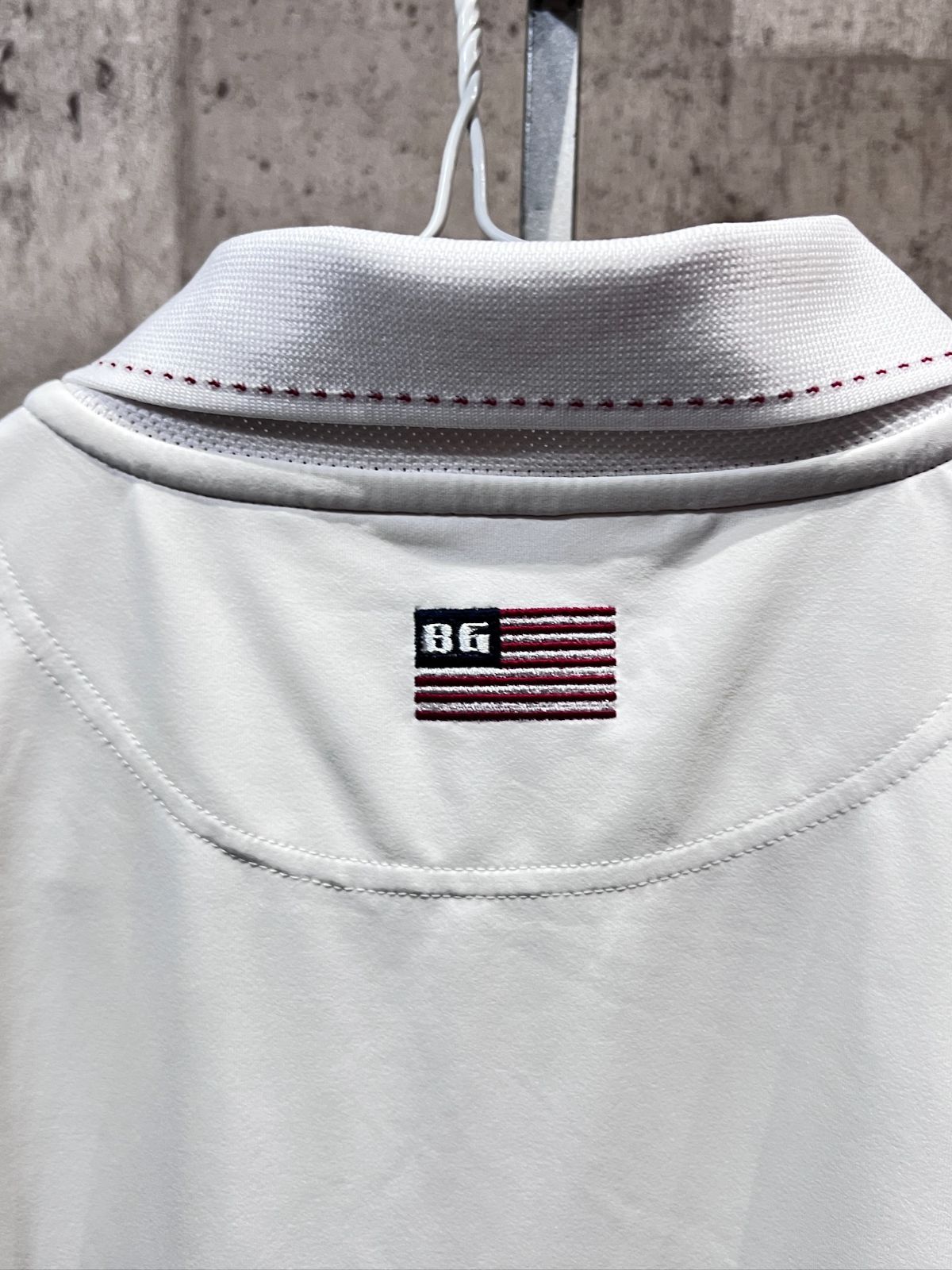 BRIEFING - 美品 ブリーフィング ゴルフ UV ベーシック ポロシャツ XL ストレッチ ドライ BRIEFING GOLF ホワイト MEN’S BASIC POLO 美品 ブリーフィング ゴルフ UV ベーシック ポロシャツ XL
