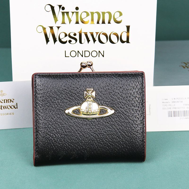 新品 ヴィヴィアンウエストウッド 二つ折り財布 Vivienne