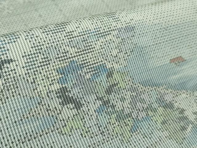 平和屋着物□極上 都喜ヱ門 本場大島紬 手絣 日本名勝シリーズ 天の