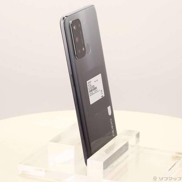 中古品〕 OPPO Reno5 A 128GB シルバーブラック A103OP Y!mobile SIM