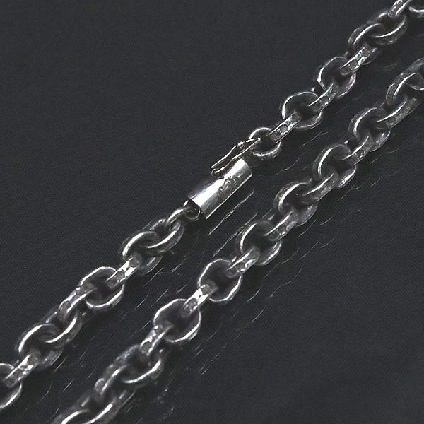  CHROME HEARTS クロムハーツ ペーパーチェーン ネックレス 18インチ メンズ シルバー SV 925 100256 ネックレス アクセサリー