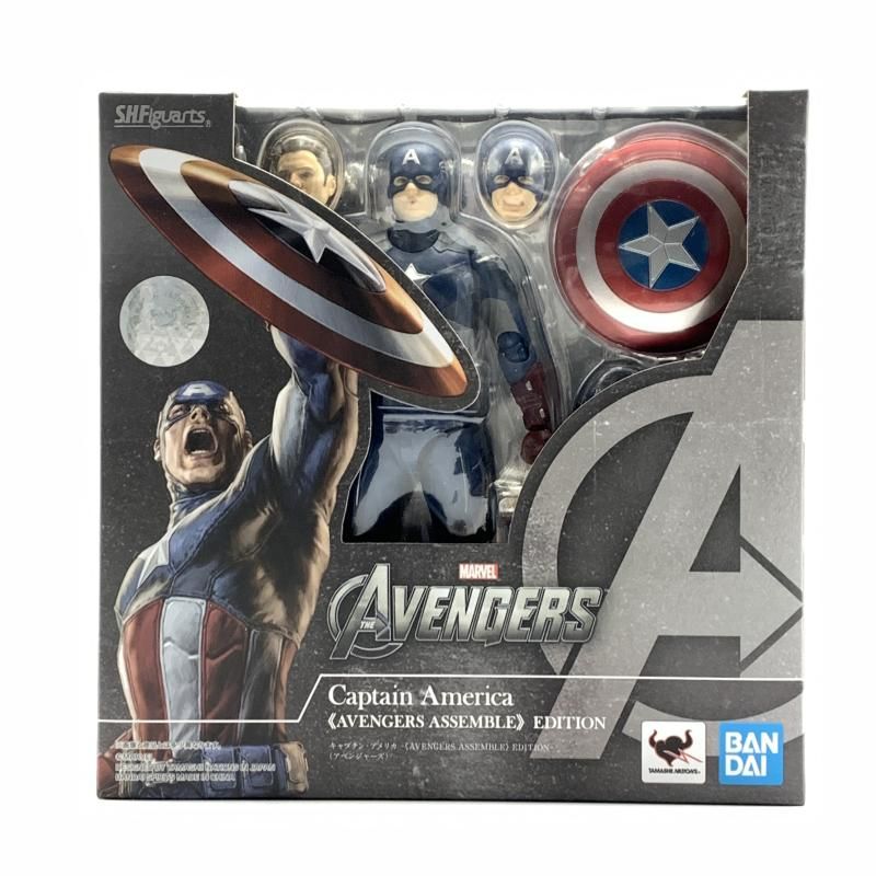 キャプテン・アメリカ アベンジャーズアセンブルエディション 美品 S.H.Figuarts キャプテン・アメリカ -≪AVENGERS ASSEMBLE