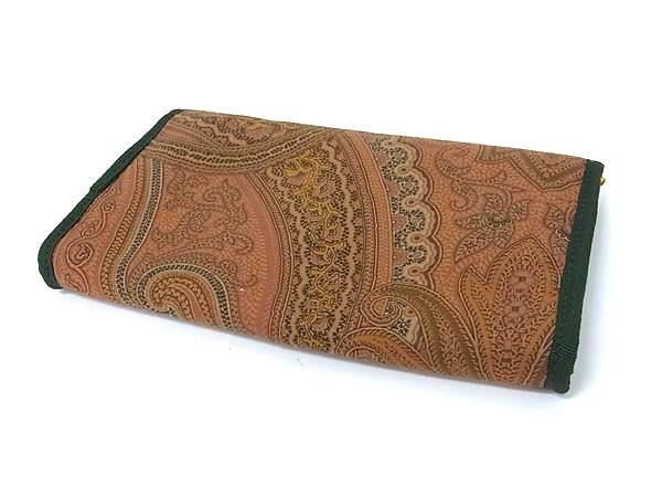 □極美品□ ETRO エトロ ペイズリー柄 キャンバス マルチポーチ