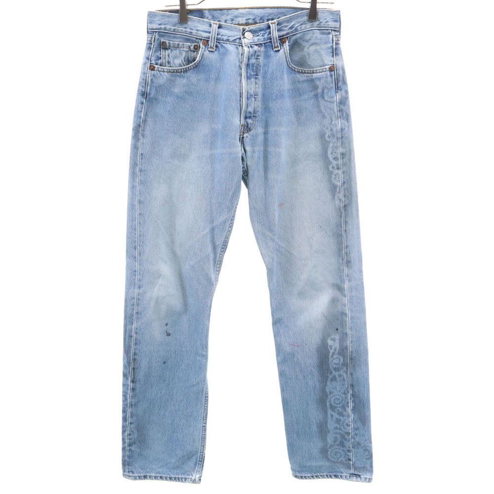 リーバイス 90s 501 デニムパンツ W30 アイスブルー Levi's オールド ヴィンテージ メンズ 古着 【240530】