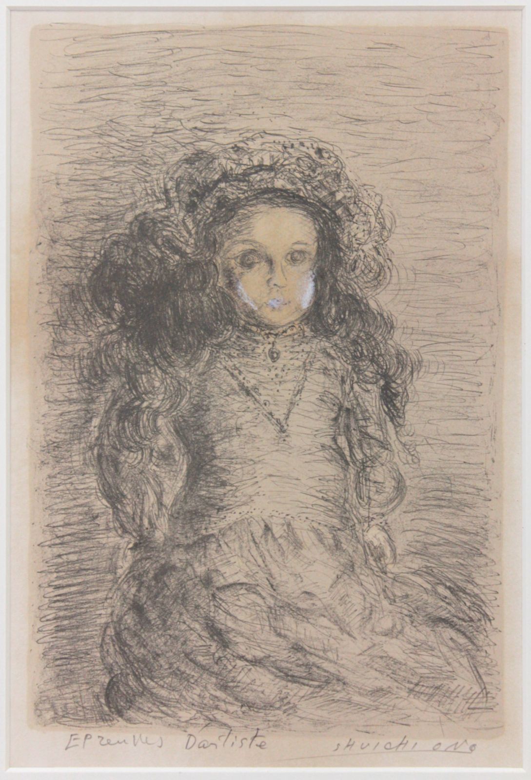 小野州一 「フランス人形」 リトグラフ 版画 絵画 小野州一 「フランス人形」 リトグラフ 版画 絵画 - メルカリ