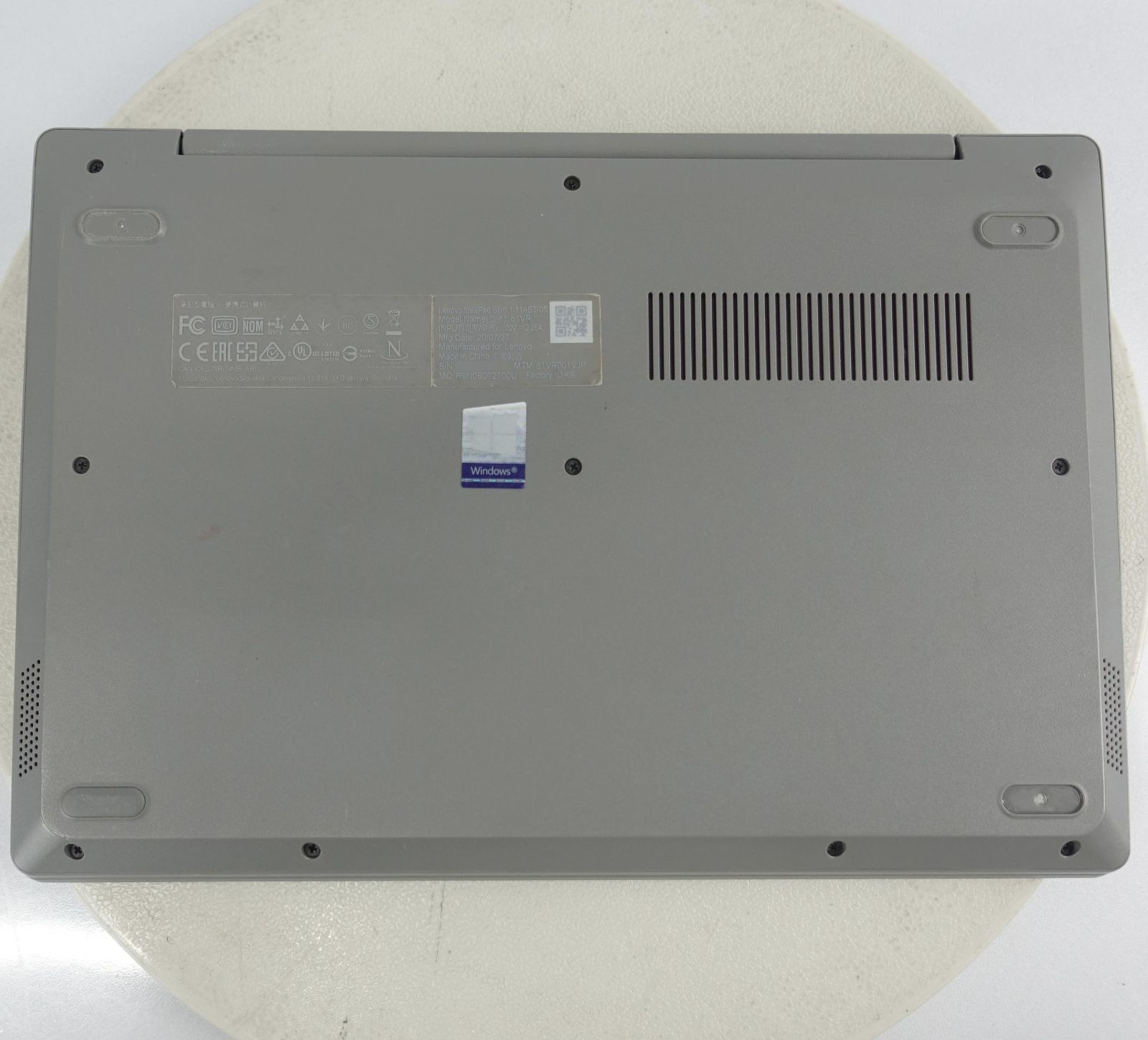 AC無し 11.6インチ Lenovo ideapad Slim 150 81VR001VJP/AMD A4-9120e APU 1.5GHz/メモリ4GB/SSD128GB/Windows11 ノート PC パソコン レノボ