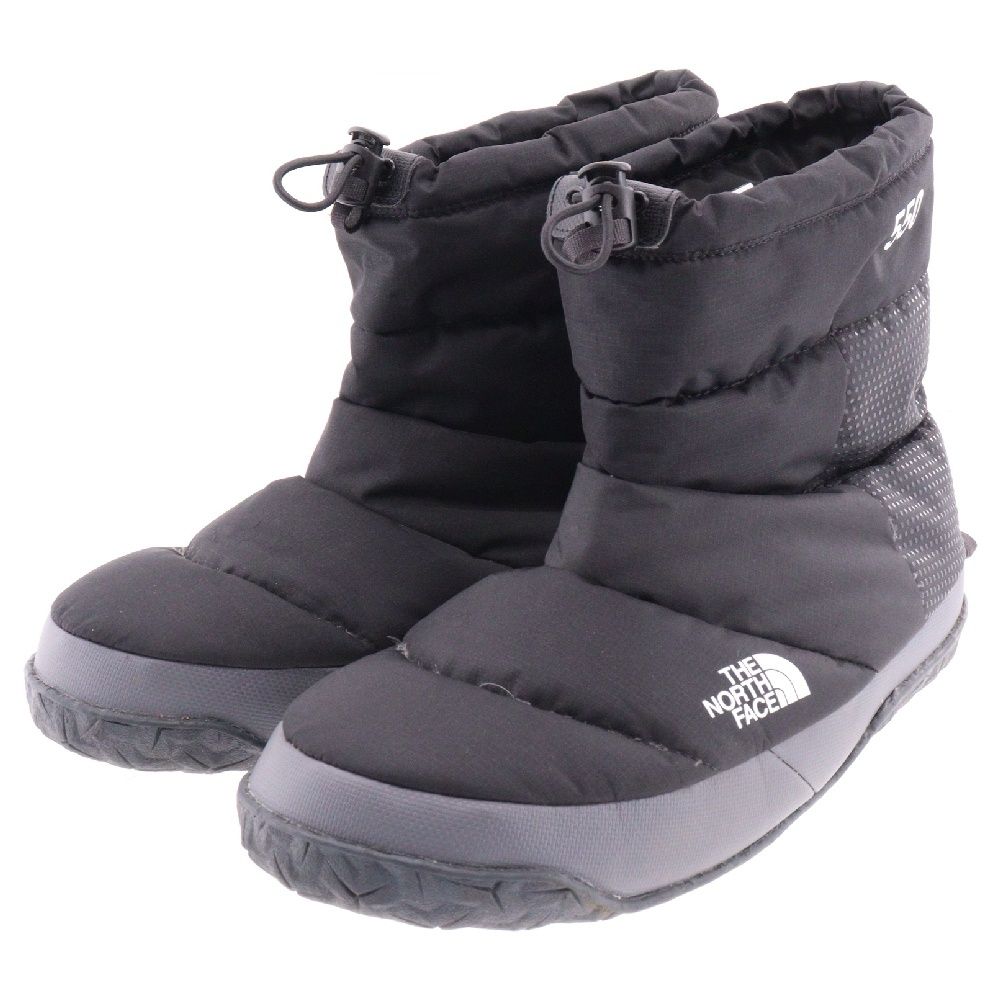 THE NORTH FACE (ザノースフェイス) NUPTSE APRES BOOTS ヌプシ アプレ ロゴ スノーブーツ ダウンブーツ ブラック US10/28cm NF0A7W4H