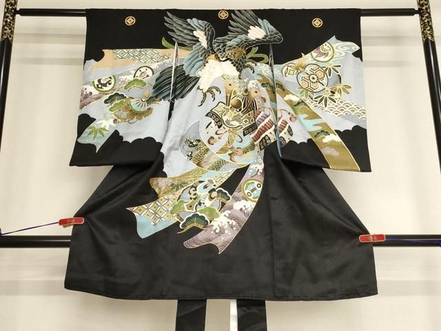 平和屋着物▽久留米絣 単衣 綿 逸品 AAAS3113iu