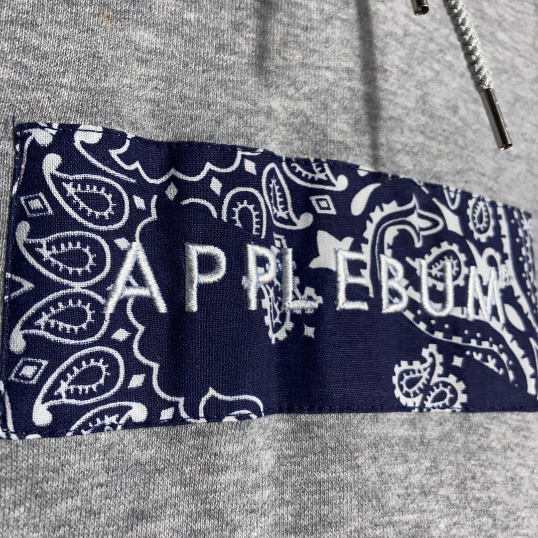 【極美品 タグ付き】APPLEBUM パーカー 刺繍 ペイズリー 2XL 極美品 タグ付き】APPLEBUM パーカー 刺繍 ペイズリー 2XL