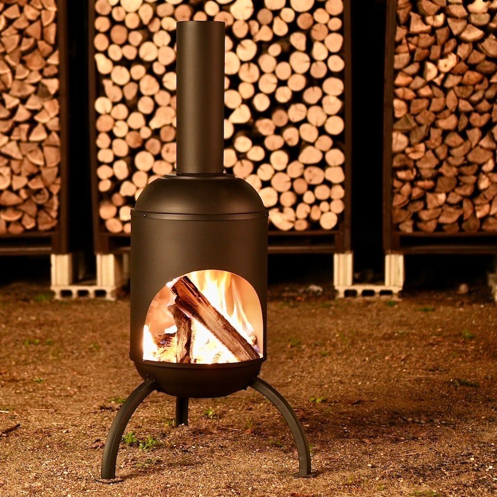 アウトドア用の薪ストーブ ファイヤープレイス クーベル