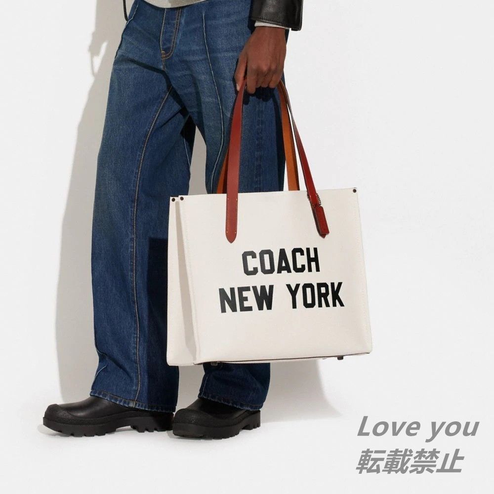 新品 COACH コーチバッグ CH765 リレー トートバッグ ハンドバッグ グラフィック ショルダーバッグ 手提げバッグ レディースバッグ  アウトレット品 チョーク