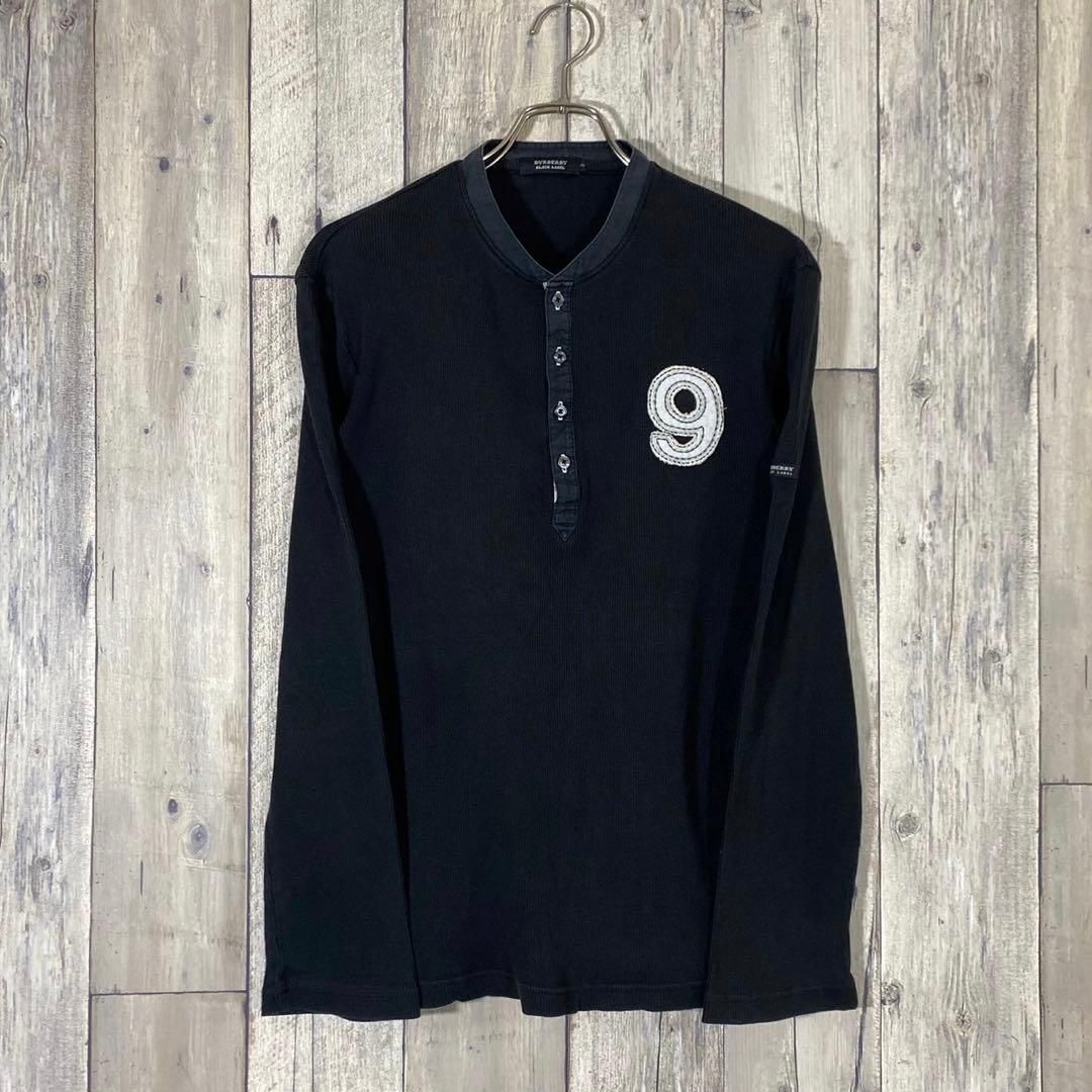 人気　バーバリー　ロンT ブラック　TBロゴ　Burberry サイズS 人気 バーバリー ロンT ブラック TBロゴ Burberry サイズS 人気