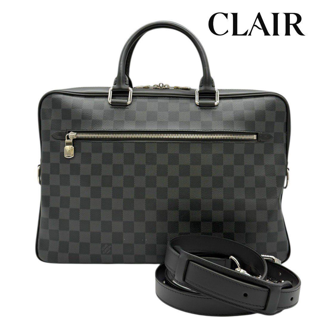 極美品】 ルイヴィトン LOUIS VUITTON ダミエ グラフィット ブリーフ