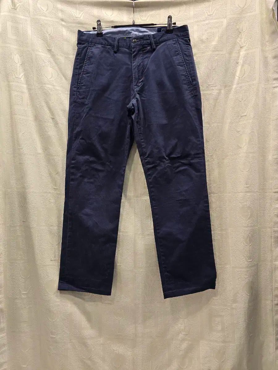 ポロ Ralph Lauren(ラルフローレン) ネイビー コットンパンツ 30