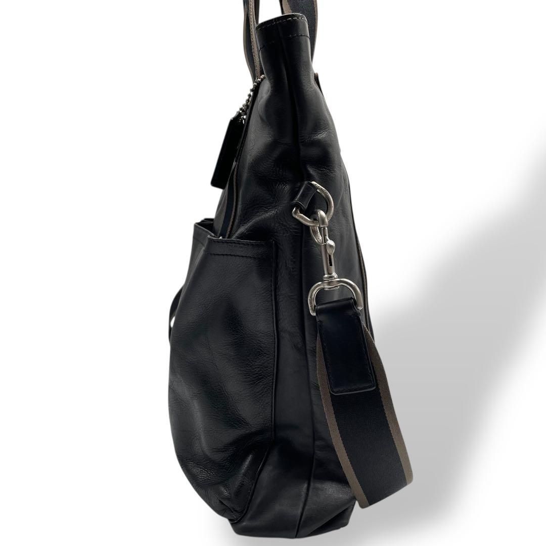 美品 COACH トートバッグ ショルダーバッグ 2way A4 ヘリテージ