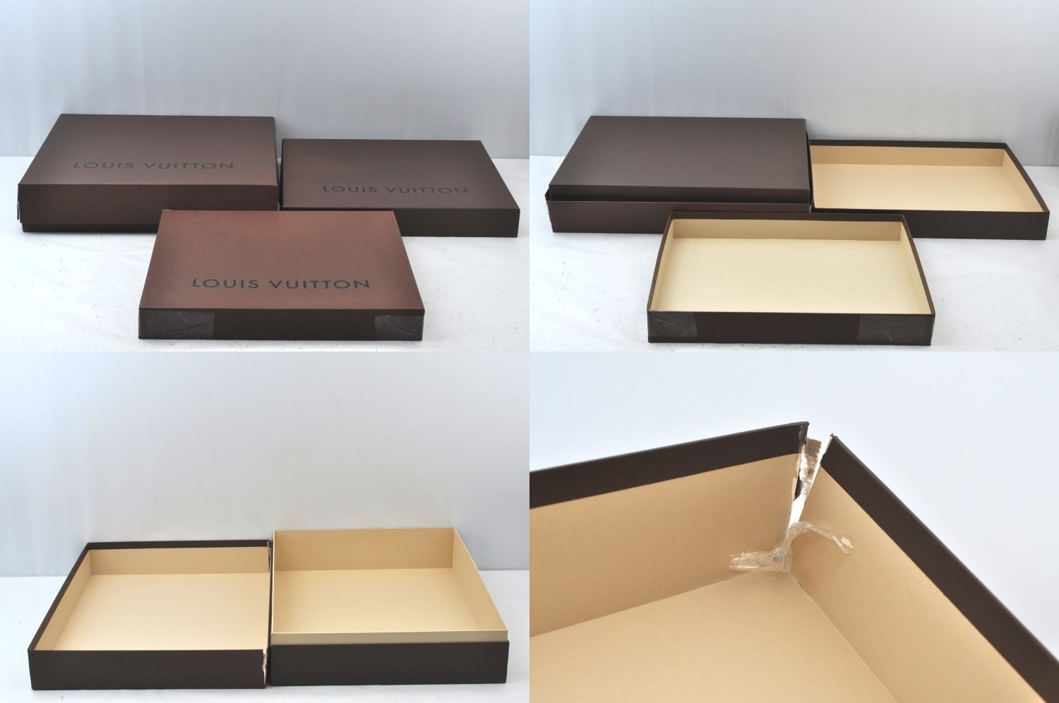 LOUIS VUITTON ルイヴィトン ギフト用 箱 蓋 11 セット ブラウン