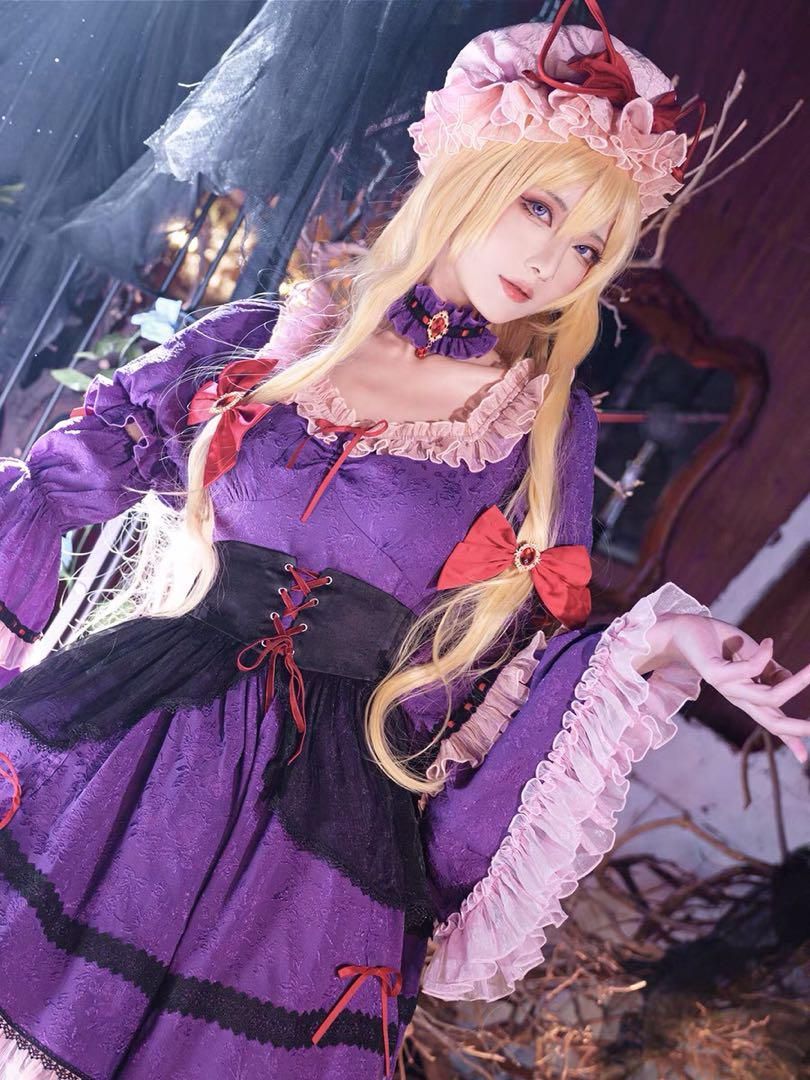 東方Project 東方プロジェクト 八雲紫 コスプレ 衣装 ウィッグ追加可