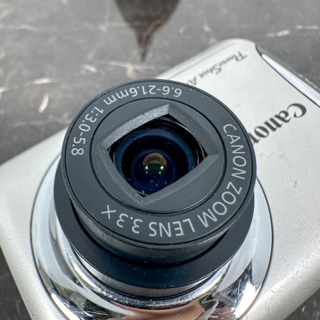 Canon PowerShot A495 シルバー 単3電池駆動 キャノン パワーショット