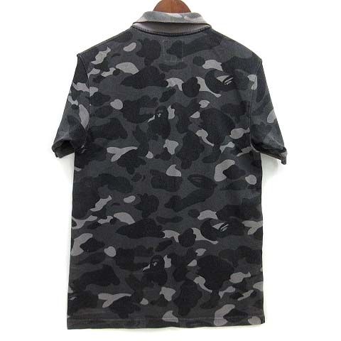 アベイシングエイプ A BATHING APE カモフラ 迷彩 ポロシャツ