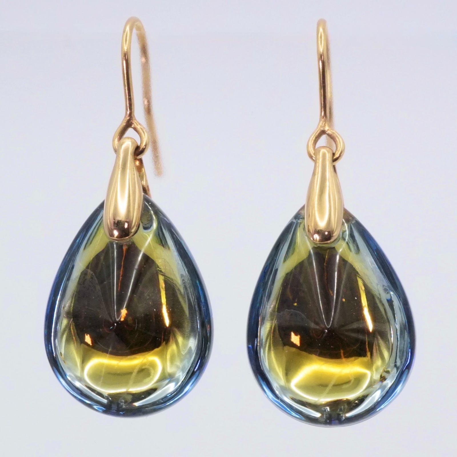 美品 750 K18 バカラ プシデリック ピアス ドロップ/24-4679 - メルカリ