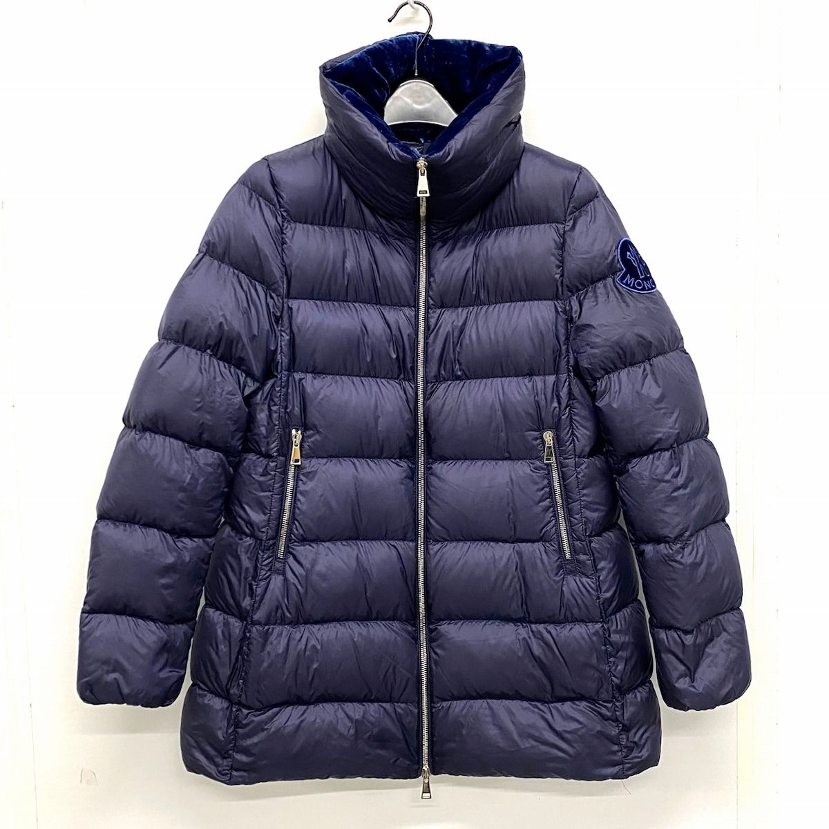 MONCLER(モンクレール) ダウンコート サイズ0 XS レディース TORCON(トルコン) ダークネイビー 長袖/冬 - メルカリ