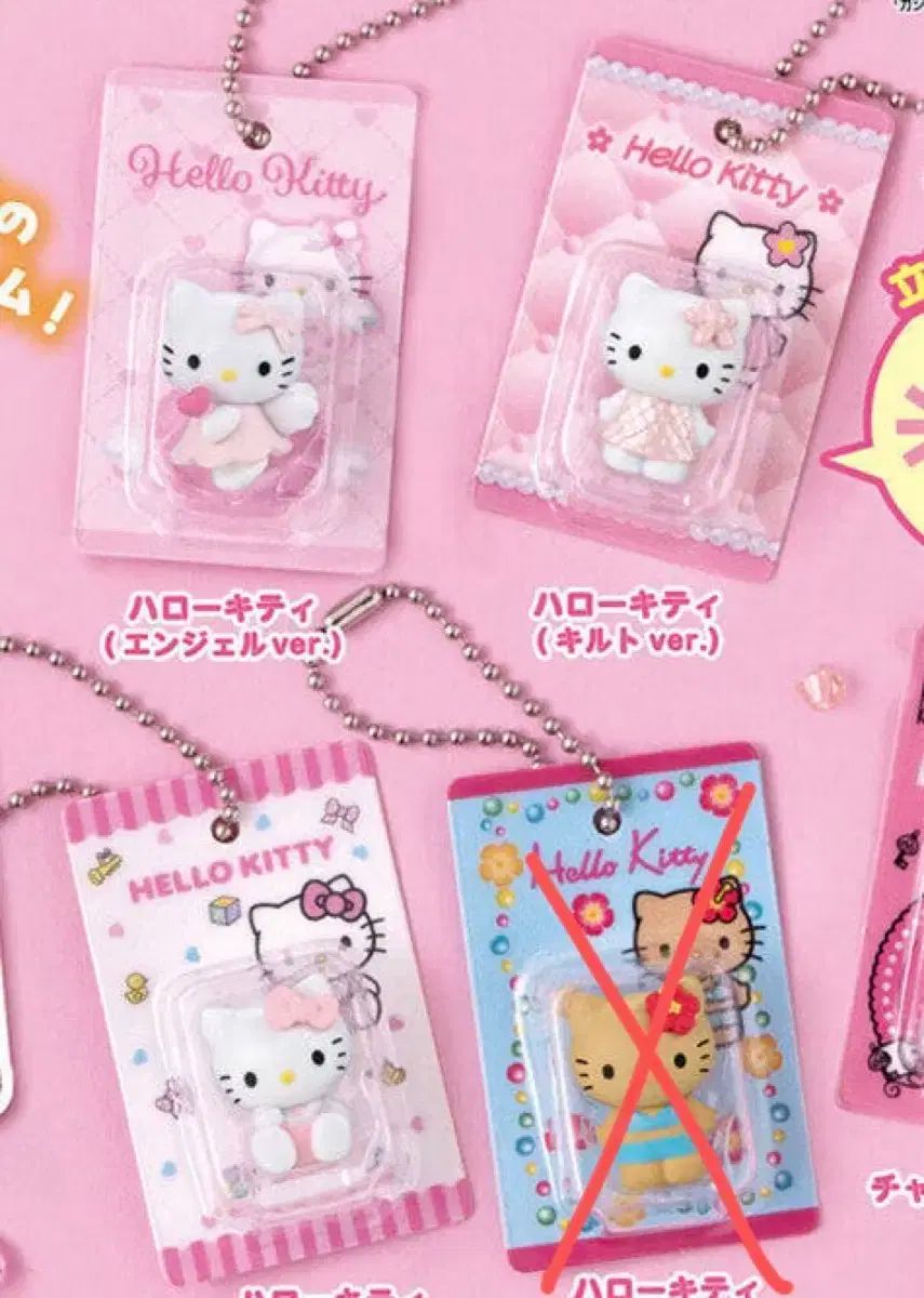 サンリオ ハローキティ キルティング パッケージ フィギュア ミニ ガチャ キーホルダー エンジェル ベイビー
