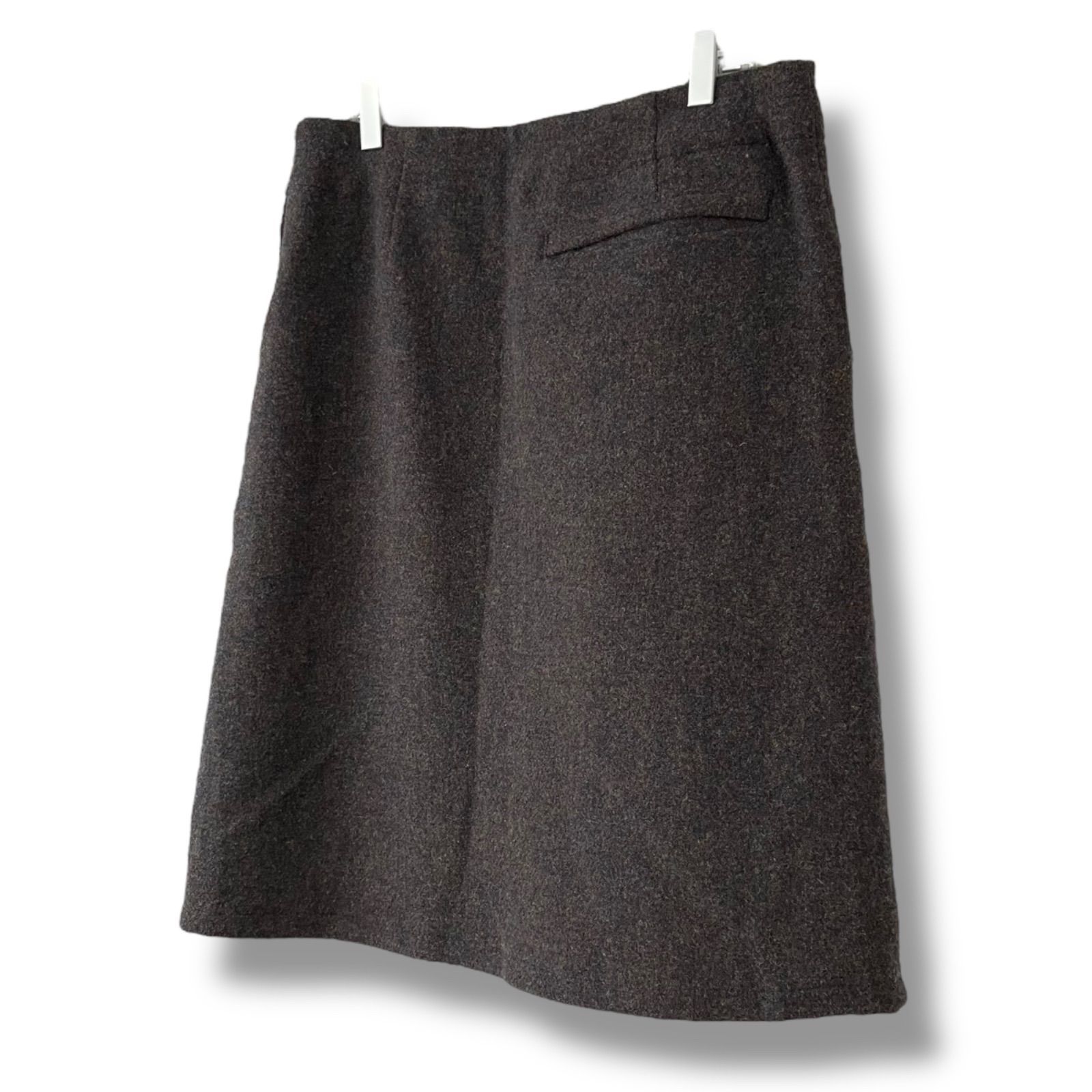 Pal'las Palace パラスパレス ウール100% スカート こげ茶×青 size3（M