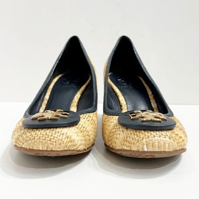 【美品】 TORY BURCH トリーバーチ 23.5 パンプス レザー 金 美品】 TORY BURCH トリーバーチ 23.5 パンプス レザー 金 楽天