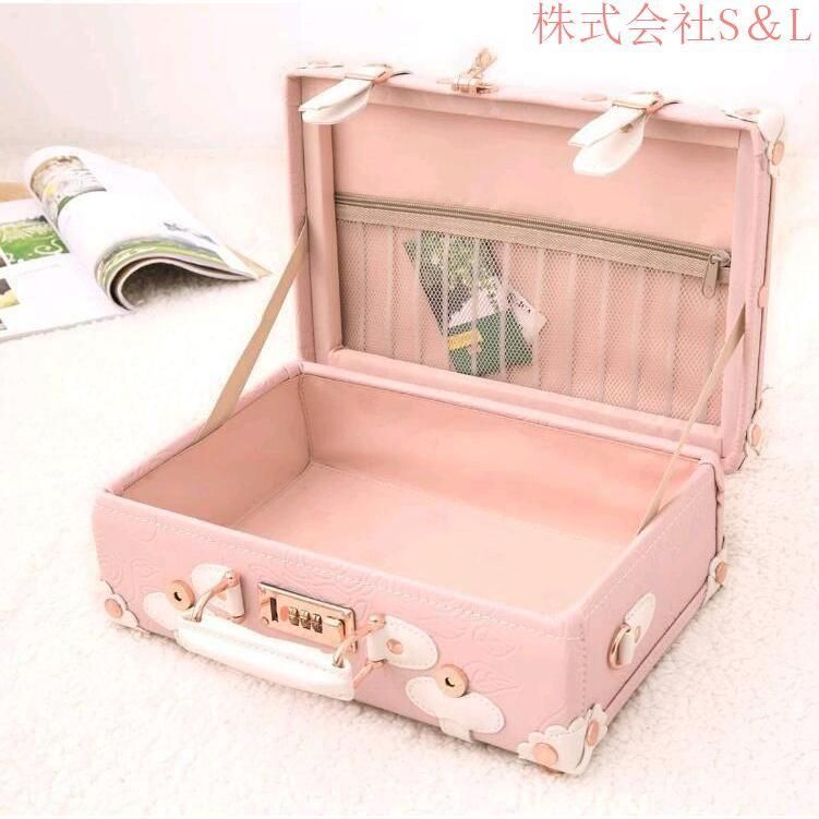 ミニキャリーバッグ トランクケース ハンドバッグ 軽量 小さい ミニトランクバッグ スーツケース 可愛い 株式会社S＆L 出張 旅行 機内持ち HRDEVELOPMENT_JP