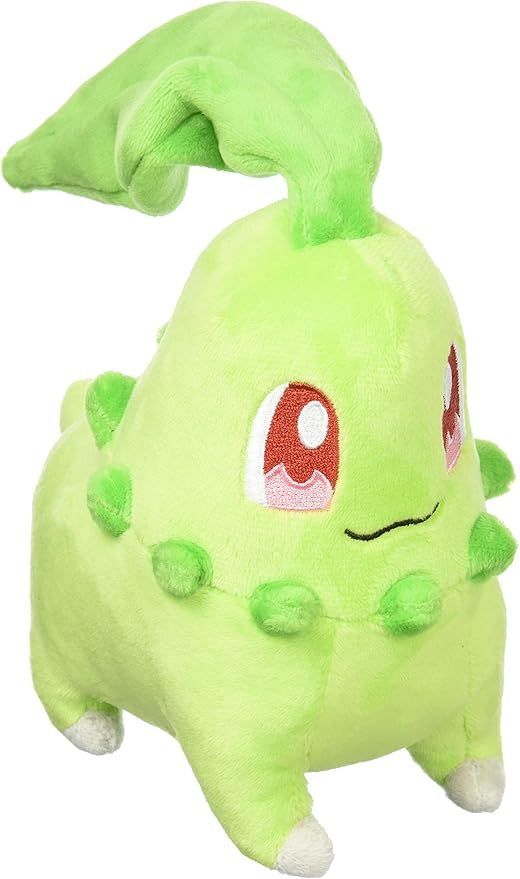ポケモンセンター　連れ歩きマスコット　ぬいぐるみ　チコリータ ぬいぐるみ チコリータ ｜【公式】ポケモンセンターオンライン