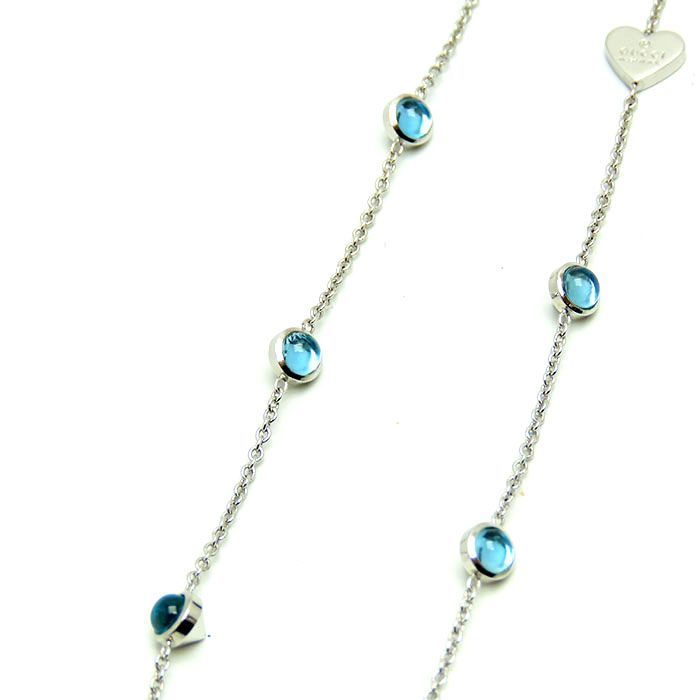 専用　GUCCI Necklaceグッチ ネックレス SV925 ブルートパーズ グッチ】GUCCI ネックレス ブルートパーズ SV925 逸品質屋 丸高 中古