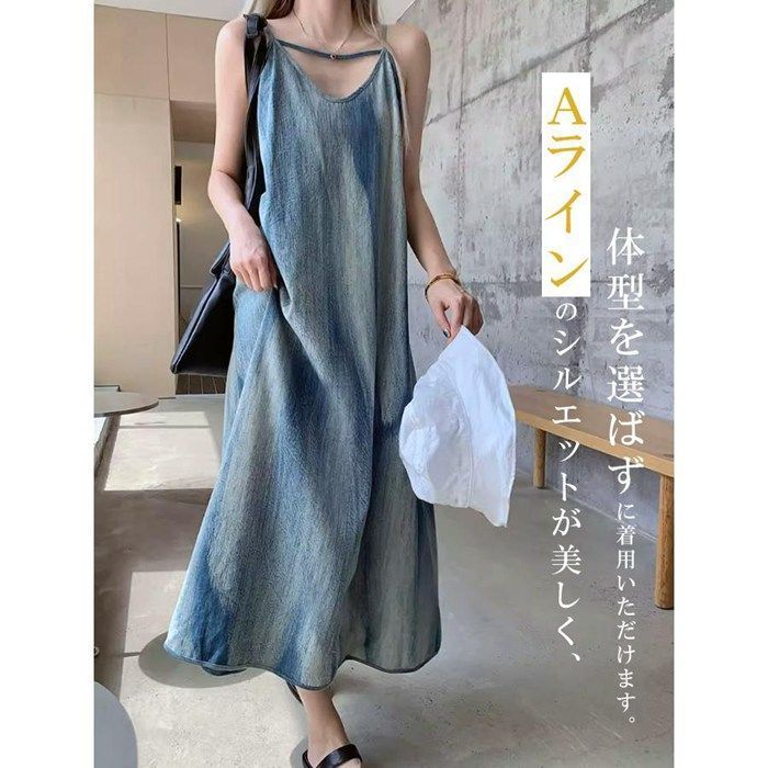 未使用【ザラ】花柄 ノースリーブ ロング マキシ ワンピース リゾート XS 青 ZARA - 未使用【ザラ】花柄 ノースリーブ ロング マキシ