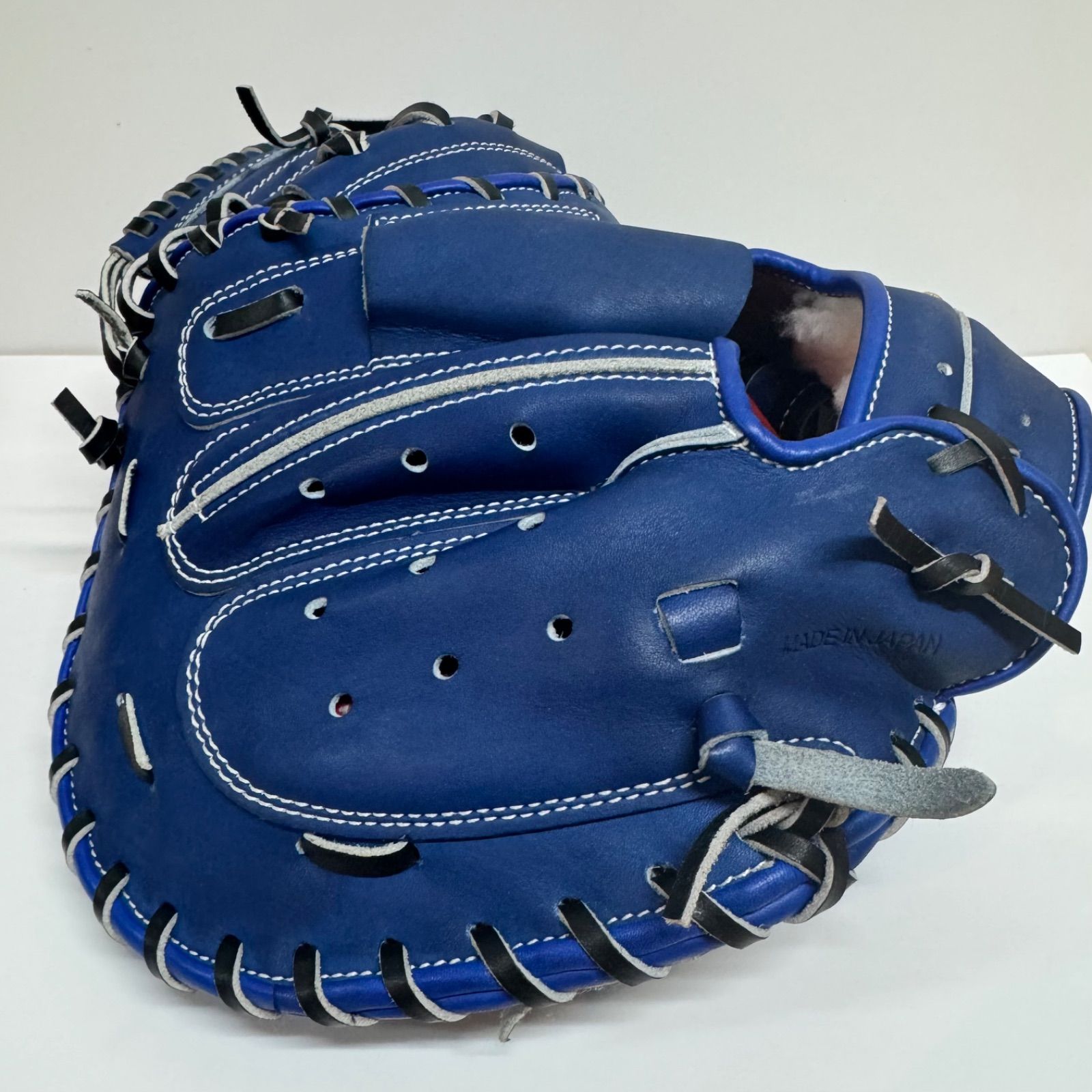 ZETT プロステイタス 軟式キャッチャーミット 青/灰色 ooue-store_zett20240919