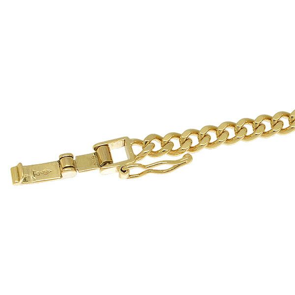 送料無料・返品可♪K18YG 2面シングル 喜平ブレスレット 18.5cm 10.0g  