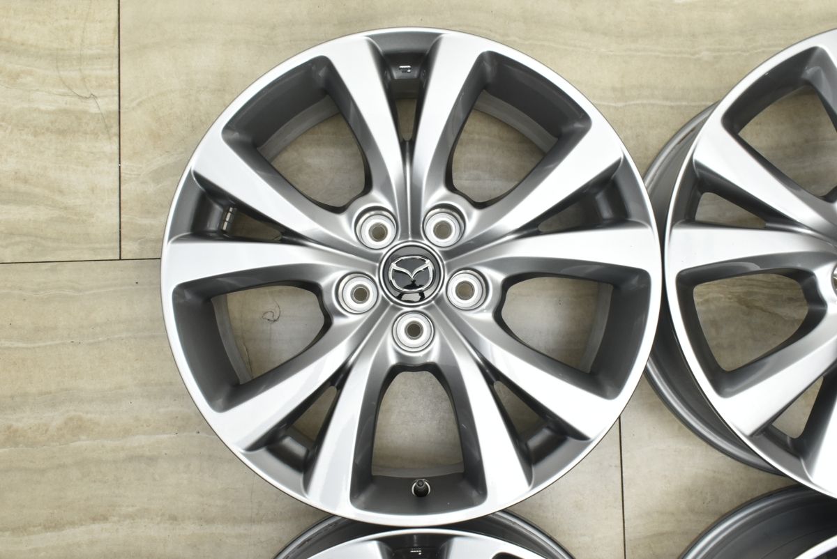 【本日夕方迄限定】CX-30 純正 ホイール4本セット 18X7J 45 4本 新車外し!! マツダ CX-30 純正 アルミホイール 18インチ 7J