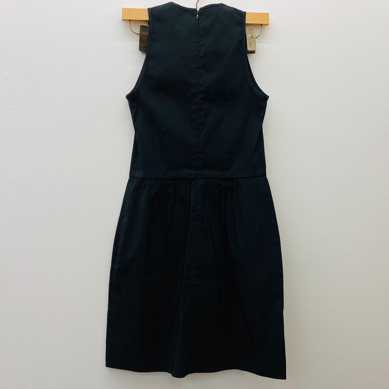 JIL SANDER ジルサンダー ノースリーブワンピース ブラック 32