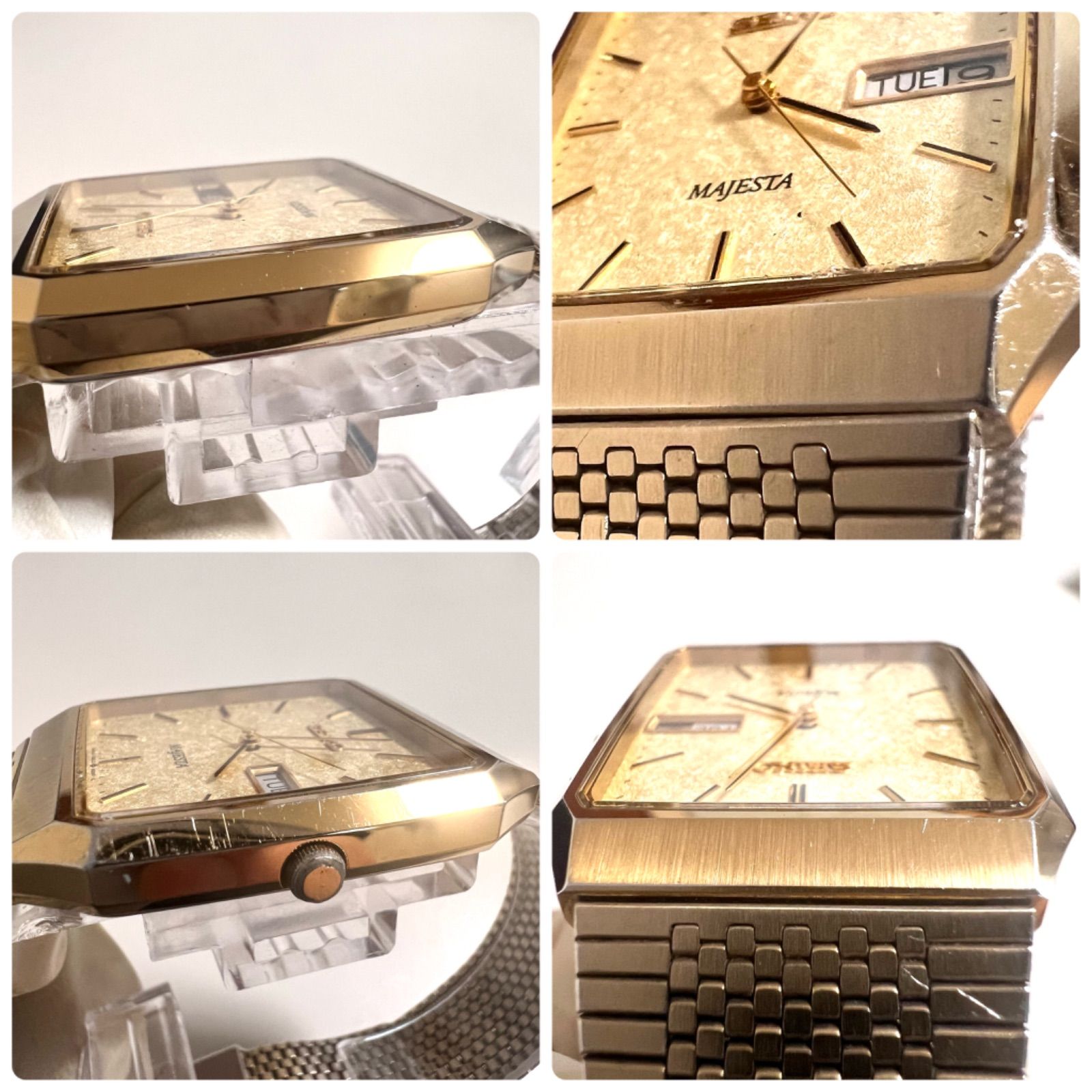SEIKO MAJESTA マジェスタ 年差クォーツ 9533 ゴールド 腕時計 SEIKO WATCH MAJESTA 9533-5020 ANTIMAGNETIC QUARTZ GOLD DAY