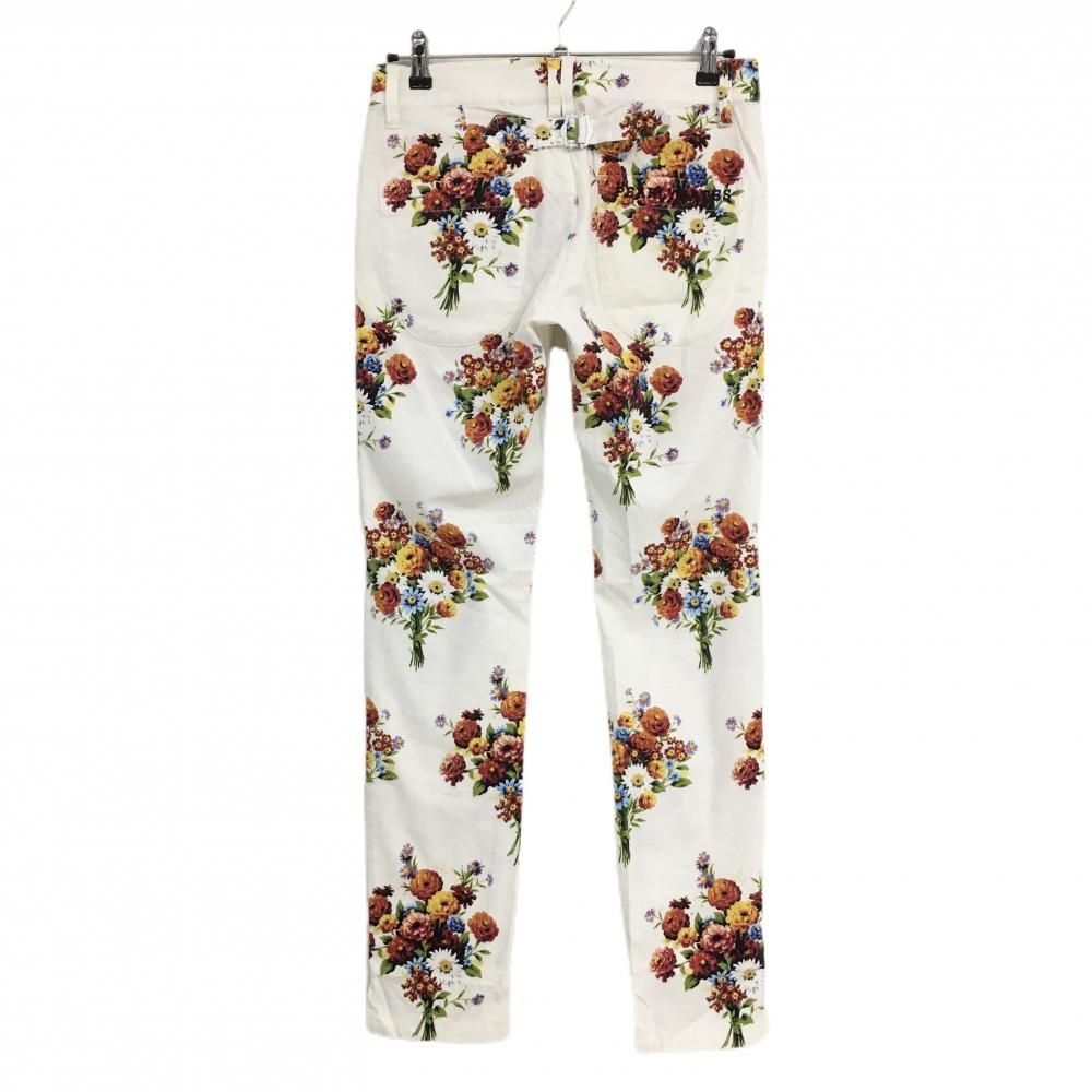 （美品）パーリーゲイツ、花柄、フルジップブルゾン、パンツ、セットアップ、サイズ1 合繊×フリース片面起毛中綿フルジップアップベスト ＜ストリート花柄