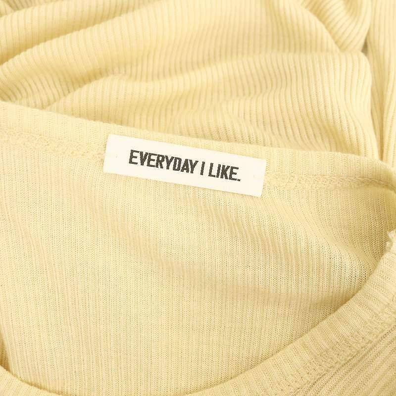 ドゥーズィエムクラスEVERY DAY I LIKE.ベーシックシャツ イエロー