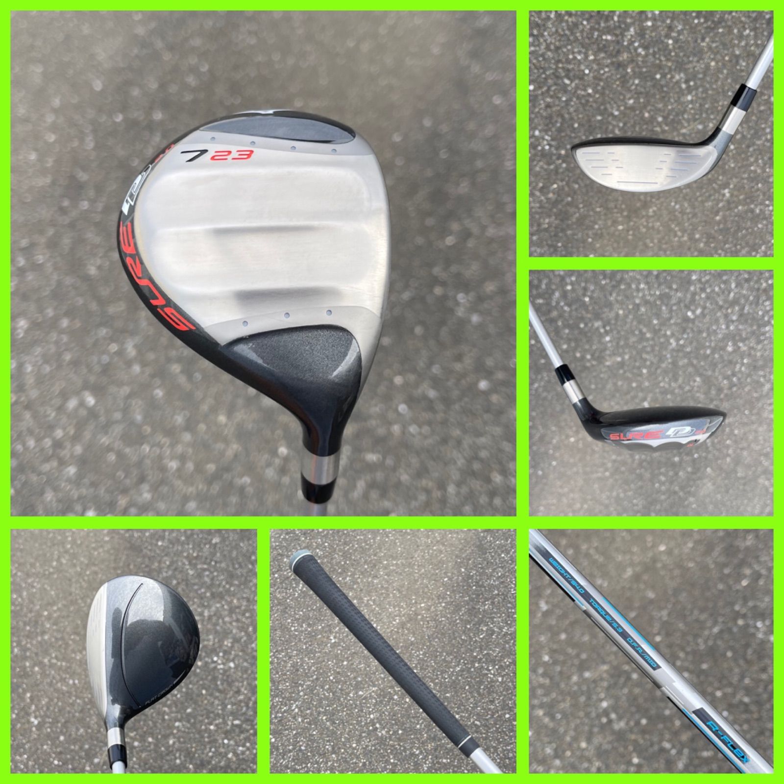 57-2310-4 再入荷 送料込み ミズノ ユーティリティー SURE DD 名器 7番23度 Rフレックス やさしくて 操作性の良いユーティリティーです