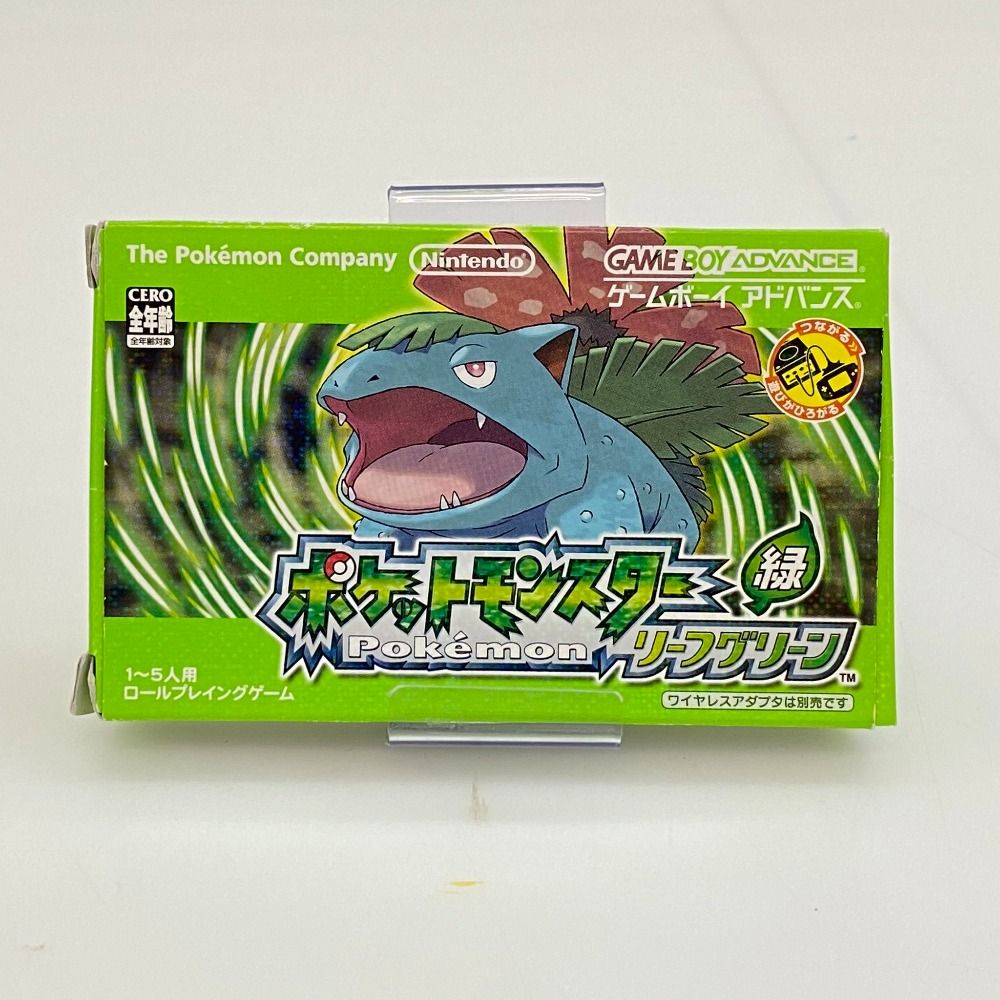 05w11305T ㈱ポケモン ポケットモンスター リーフグリーン ゲームソフト ゲームボーイアドバンス AGB-BPGJ-JPN