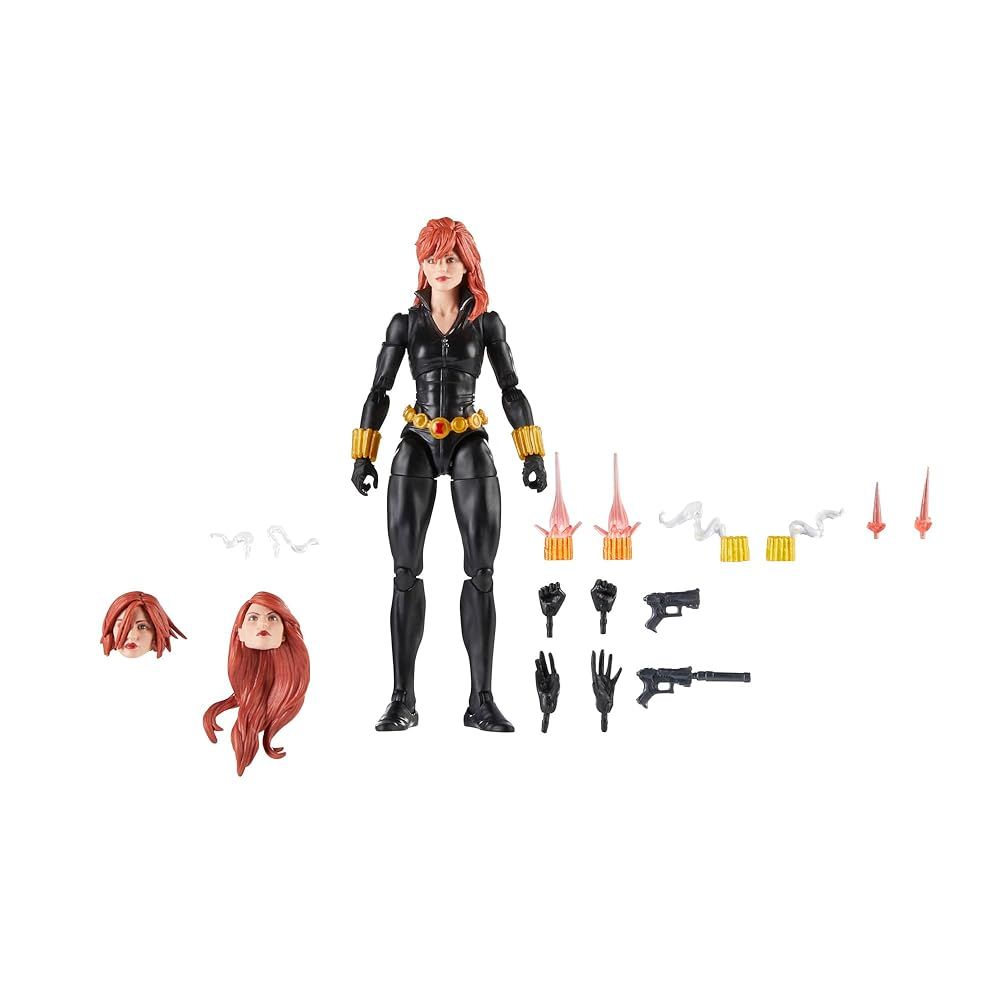 Hasbro アベンジャーズ ビヨンド 地球最強マーベル レジェンド ブラック ウィドウ アクションフィギュア F7089