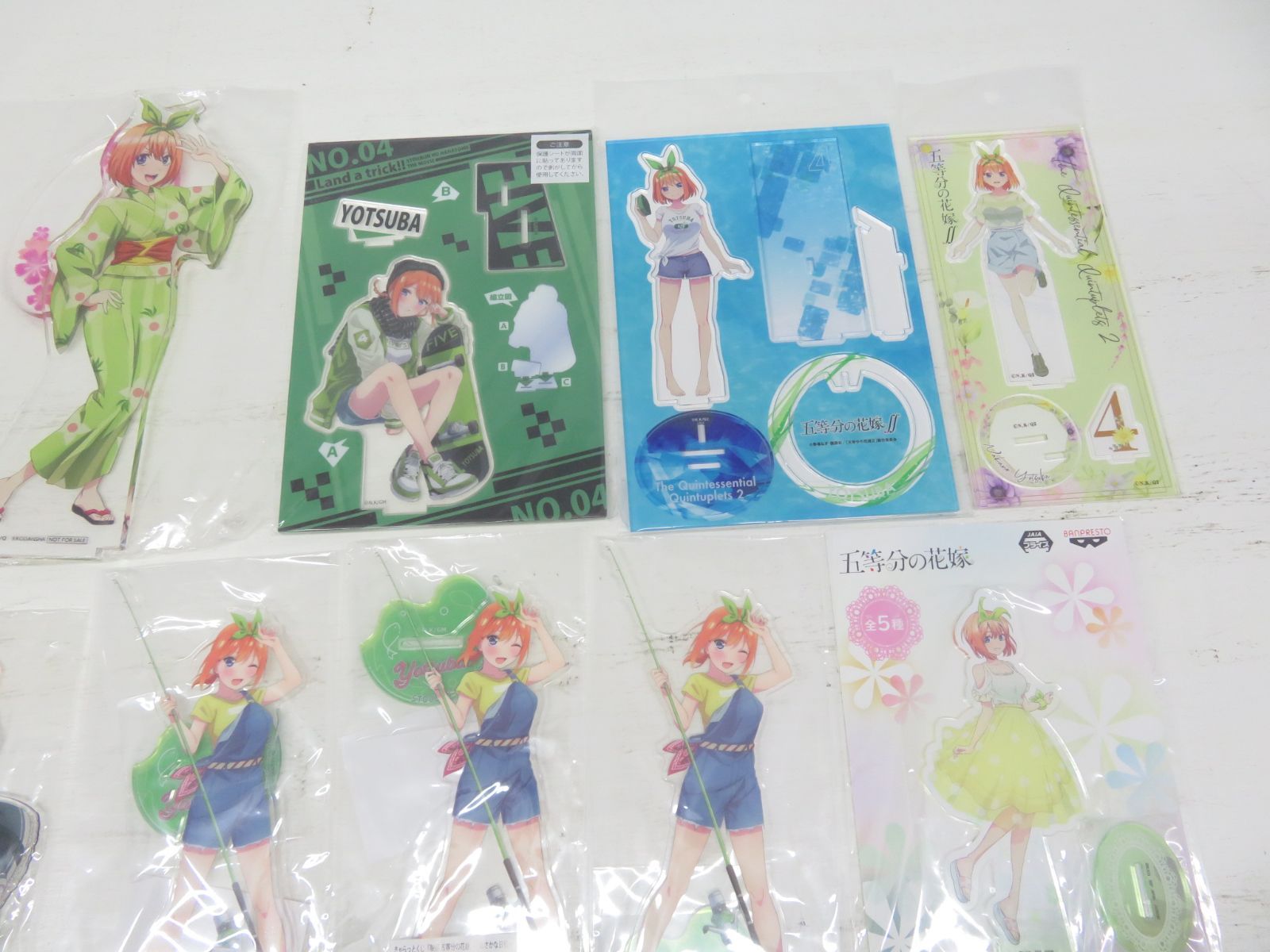 未開封品 五等分の花嫁 ごと嫁 中野四葉 アクスタ 18点セット 【Q0633