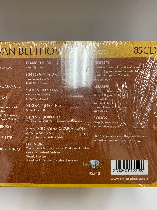 未開封』 クラシックCD ベートーヴェン コンプリートエディション Beethoven Complete Edition インポート 85CD -  メルカリ