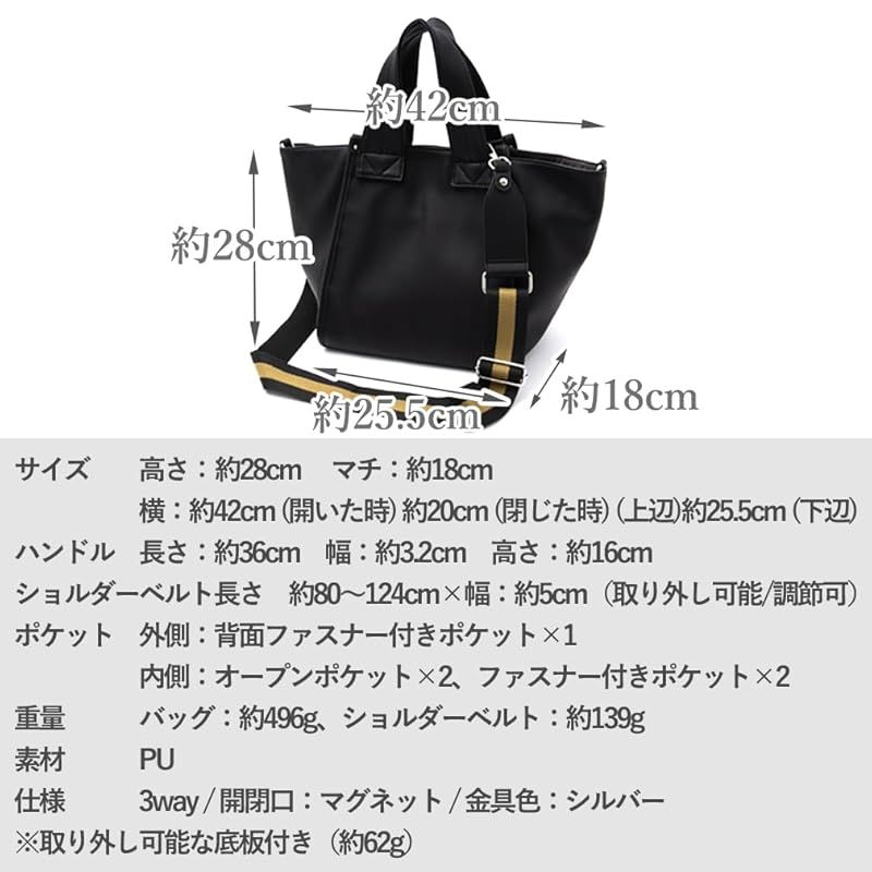 VITAFELICE ヴィータフェリーチェ スクエア3wayトートバッグ レディース sib-20054p チャコール 1 WWW_NOITHATQUANGTHANH_NET
